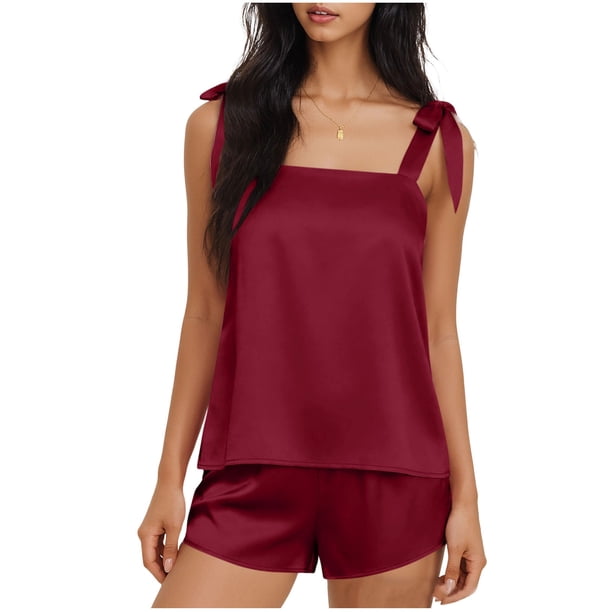 Fuera Del Hombro Tops para las Mujeres Manga Larga Casual sin Mangas Vendaje Sólido Y la Cintura Elástica Pantalones Cortos Conjuntos para el Verano