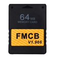 thumbnail image 1 of Tarjeta de memoria gratis McBoot v1.966, adaptador de consola de juegos, accesorios de juego, 8MB/16MB/32MB/64MB para PS2 FMCB versión 1.966 Fivean unisex, 1 of 2