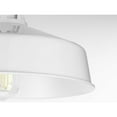 thumbnail image 3 of Cedar Springs Collection Black One-Light Semi-Flush Mount, 3 of 5