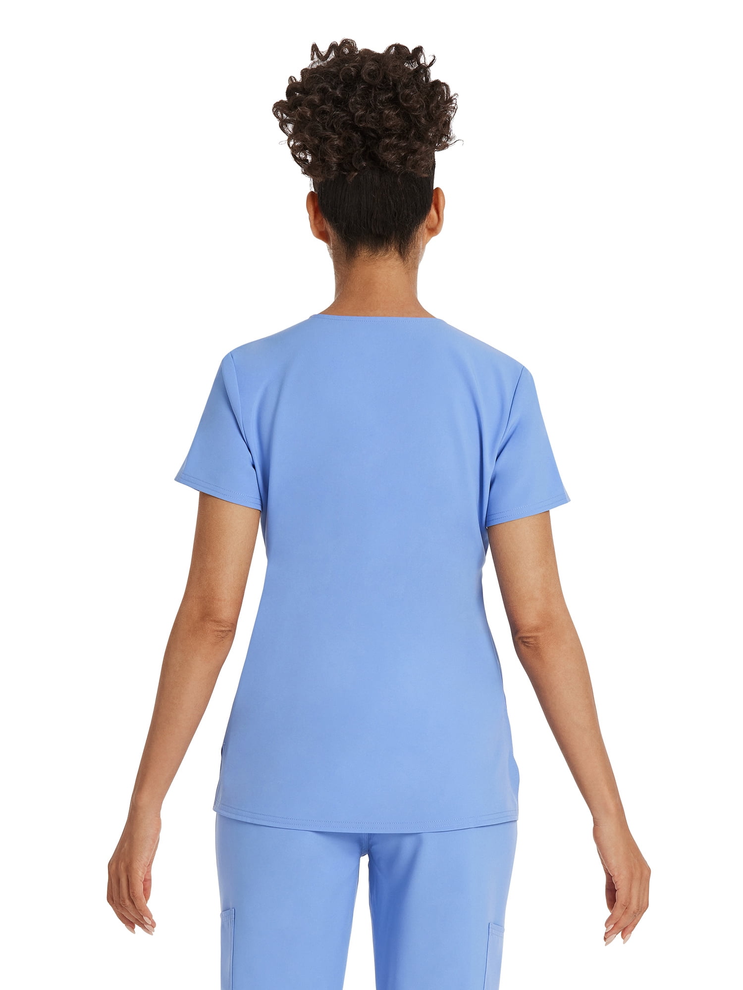Scrubstar Women's Core Essentials Stretch V-Neck Scrub Top, Sizes XS-3XL