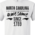 thumbnail image 4 of Inktastic North Carolina Awesome Since 1789 T-Shirt, 4 of 5