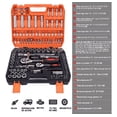 thumbnail image 2 of Juego de dados herramientas BLOOSOM Autocle Estuche 108 Pz naranja, 2 of 5