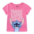 thumbnail image 2 of Disney Lilo & Stitch Short Sleeve T-Shirt and Mesh Shorts (Girls), 2 Piece Set, Sizes 4-10, 2 of 9