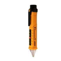 Voltage Tester,Indicator Led Outlet Tester Meter 12v-1000v Vd802 Tester Meter Outlet Wit Meter 12v-1000v Pen 12v-1000v Pen Style Indicator L-ed Outlet Yellow