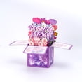 thumbnail image 1 of LOVE YOU MOM Creative 3D Up Box Card – Souew Mother's Day DIY Craftable Card Includes Free Message Card, Heartfelt Design, 1 of 6