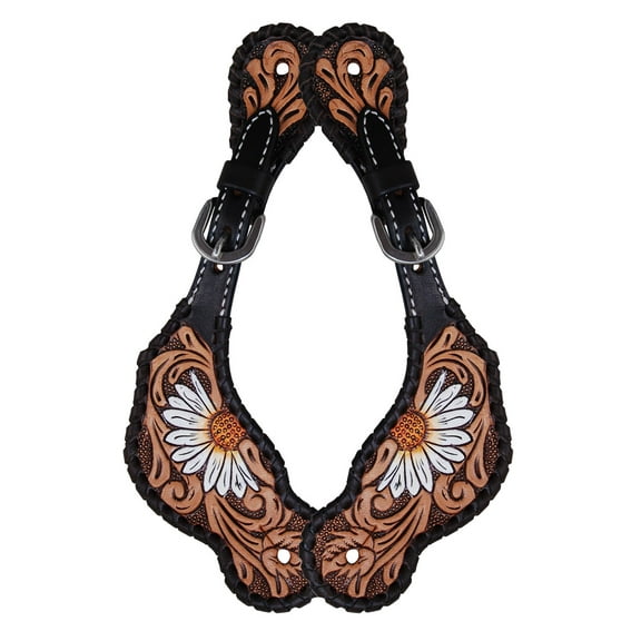 Rafter T Ranch Company Ladies Painted Daisy Spur Strap