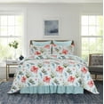 thumbnail image 3 of Behari Octopus Blue Beach Coastal Full/Queen 3 Piece Quilt Set, 3 of 7