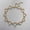 Gold, variant on Qonioi Hollow Sweet Heart Choker Necklace, Fashion Statement Bicolor Alloy Jewelry for Women, Cute Girlfriend Gift Necklace for Party Date Engagement