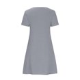 thumbnail image 5 of Meichang Tshirt Dress Women with Pockets Casual Short Sleeve Mini Dresses Summer Loose Fit Crew Neck Short Beach T Shirt Dress, 5 of 6