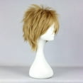 thumbnail image 3 of Unique Bargains Wigs for Women 14" Bright Gold Tone Wigs with Wig Cap, 3 of 6