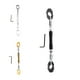 thumbnail image 5 of Barra transversal universal ajustable para manillar de motocicleta Honda Kawasaki BL Negro, 5 of 9