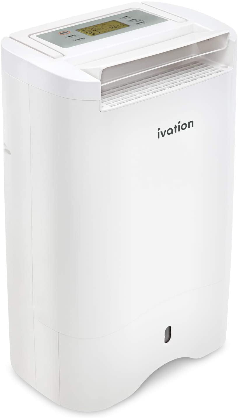 Ivation 19 Pint Small-Area Desiccant Dehumidifier, Spaces up to 410 Sq ft