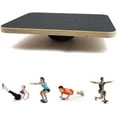 thumbnail image 1 of Dr.Health Wooden Balance Board Exercise, Gym, Sport Performance Enhancement, Rehab, Training, 1 of 6
