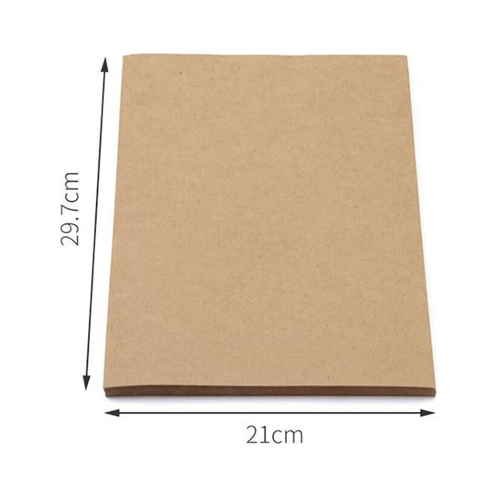FRCOLOR 100 PCS Brown Parchment Kraft Wrapping Paper 29.7X21CM