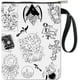 thumbnail image 1 of Fundas para libros, fundas para libros góticas, fundas para libros de bolsillo, fundas de tela lavables con cremallera y bolsillo adicional para amantes de los libros, regalos para compañeros de, 1 of 8