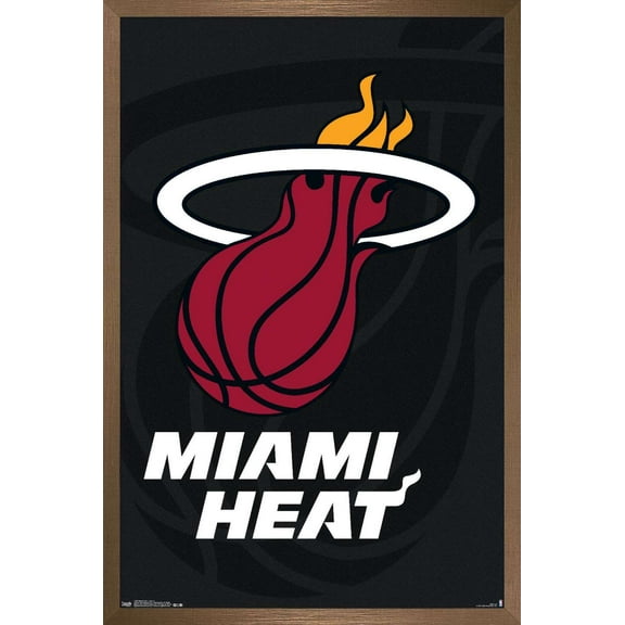 NBA Miami Heat - Logo 14 Wall Poster, 14.725" x 22.375", Framed
