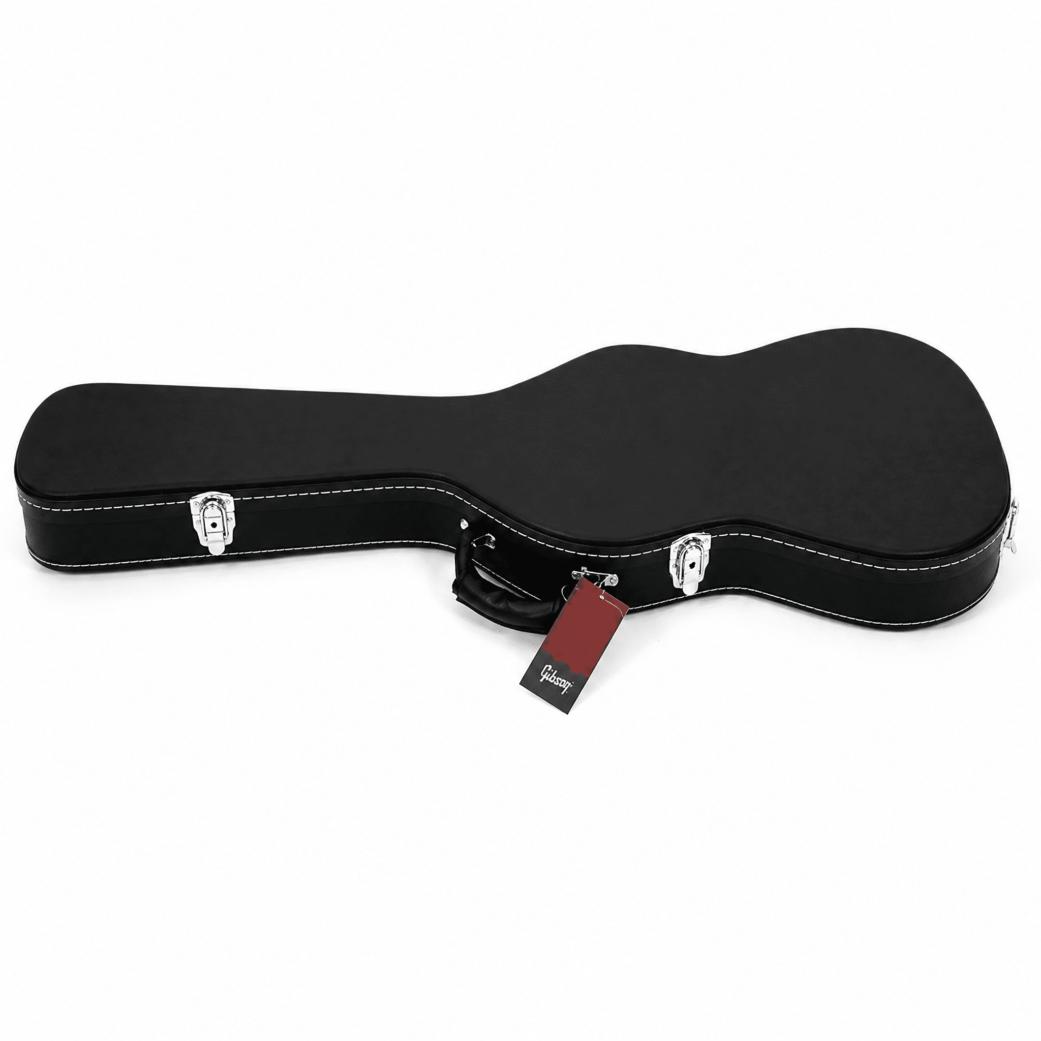 ST High Grade Electric Guitar Hard Case Lockable Wood Case with Plush Lining & Accessory Compartment Black