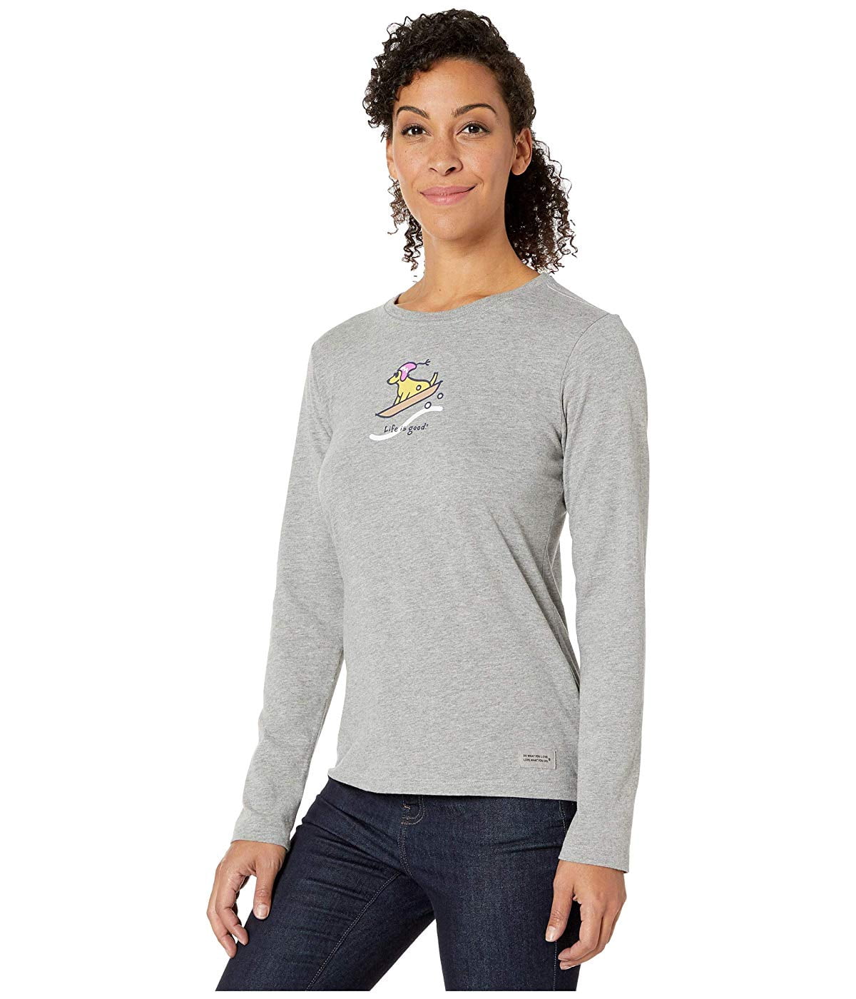 Life is Good Sled Dog Long Sleeve 