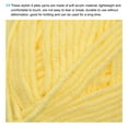 thumbnail image 3 of Unique Bargains Fil Acrylique Jaune Pâle, Lot de 2 Écheveaux de 50 g, 3 of 7