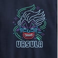 thumbnail image 3 of Disney Villains - Neon Ursula - Toddler & Youth Crewneck Fleece Sweatshirt, 3 of 5