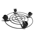 thumbnail image 6 of 33Cm Flower Pot Base Wrought Iron Household Flower Pot Chassis Roller Round Flower Pot Tray With Brake, 6 of 8