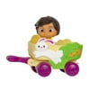 CoComelon Lane Nina’s Bunny Buggy - Features Nina and a Bunny Freewheeling Wagon - Fun, Engaging Toy for Toddlers