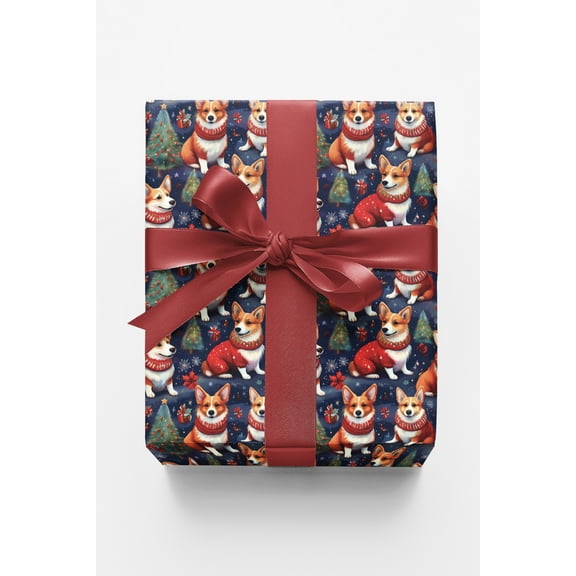 Corgi Under the Pines