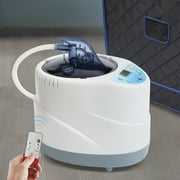 Miumaeov Electric 4L Portable Steamer with Stainless Steel Pot Portable Bath Sauna Generator for Home Spa