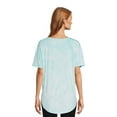 thumbnail image 4 of Time and Tru Women's Tunic T-Shirt with Short Sleeves, 2-Pack, 4 of 5