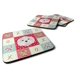 thumbnail image 1 of Juego de 4 posavasos de espuma Carolines Treasures Ck5214fc Kyi-leo Love Afortunado Sencillez, 1 of 4