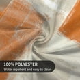 thumbnail image 2 of Orange Grey Abstract Art Painting Round Tablecloth 60 Inch Washable Reusable Decoration Table Cover for Kitchen Party, 2 of 6