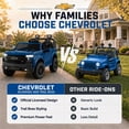 thumbnail image 5 of Conchico Licensed Chevrolet Silverado 24V 2 Seater Powered Ride-On Truck w/Remote & Durable Wheels, Black, 5 of 9