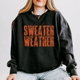 thumbnail image 2 of Sweater Weather Block Distressed - Women's Lightweight Garment Dyed Sweatshirt, 2 of 10