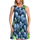 thumbnail image 1 of Disketp Fresh Blueberries para Vestido sin Mangas para Mujeres, Vestidos de Verano para Mujeres, Casual y Holgado para la Playa, 1 of 7