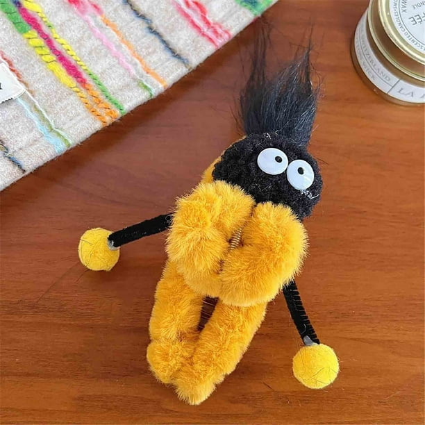 Fiudx Pasador de Payaso, Adorable Pinza para El Pelo para Niñas, Elegante Accesorio de Boda, Ropa Informal para El Día a Día, Diseño de Brotes Suaves, para Mujeres y Niños, Tamaño Versátil Que Se Ada