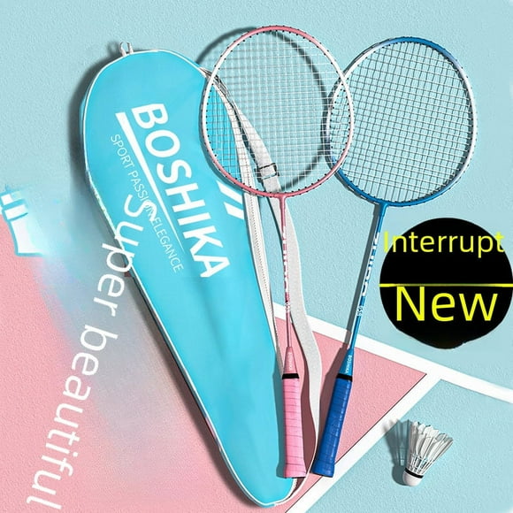 DEELLEEO NEWCE Badminton racket double racket set genuine adult men‘s and women‘s offensive durable racket  package badminton set
