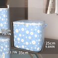 thumbnail image 3 of kjfeif Sac de Rangement Grande Capacité en Tissu Pliable pour Chambre Garde-Robe Vêtements, Poignée Renforcée Conteneur de Placard pour Couvertures Oreillers, 3 of 8