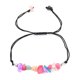 thumbnail image 1 of Nvzi Pulsera de cuentas hecha a mano, pulsera de cristal de grava natural tejida a mano con cuerda ajustable (color), 1 of 5