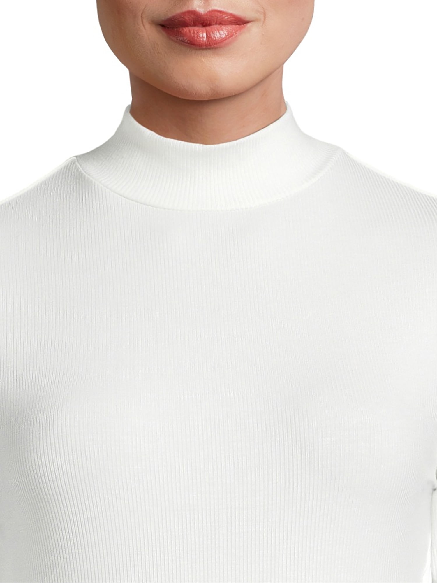 Self Esteem Juniors Ribbed Mock Neck Bodysuit