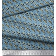 thumbnail image 2 of Soimoi Velvet Fabric Dot & Triangle Shirting Print Sewing Fabric Yard 58 Inch Wide, 2 of 3