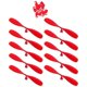 thumbnail image 1 of Plastic Propeller For Diy Crafts And Educational Projects Flight Efficiency Versatile Compatibility Red 10Set, 1 of 5