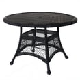 thumbnail image 1 of Jeco Wicker 44" Round Dining Table in Espresso, 1 of 1