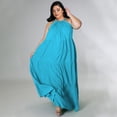 thumbnail image 2 of AURA Women Plus Size Spaghetti Strap Maxi Dress Casual Loose Summer Beach Dress, 2 of 4