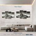thumbnail image 3 of Elephant Stock Lioness Wall Art - Horizontal Multi Panel Canvas - Living Room Wall Decor - Animal Multi Panel - Black And Gray Decor - 75" x 48", 3 of 4