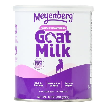 (3 Pack) Meyenberg Whole Powdered Goat Milk Vitamin D, 12