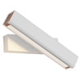 thumbnail image 2 of Wall Sconce 7.87 Inch Aluminum Wood 8W Black White Modern Plain Strip for Bedside Hallway Study Room Direct Lighting Focused Functional Reading Light Easy Mount Durable Quality, 2 of 8