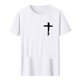 thumbnail image 3 of Tops de Cuello Redondo para las Mujeres Impreso Manga Corta Suéter Casual Blusa Verano Suave, 3 of 5