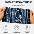thumbnail image 6 of APEXFWDT Boho Flare Pants for Women Womens Stretchy Wide Leg High Waist Bell Bottom Flare Pants Retro 70s Floral Legging, 6 of 8