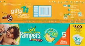 Pampers - Baby Dry Diapers, Super Pack (Choose Your Size)