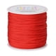 thumbnail image 2 of Rollo de 90 m de cordón trenzado de macramé, hilo de nailon para abalorios, ideal para pulseras DIY. rojo, 2 of 7